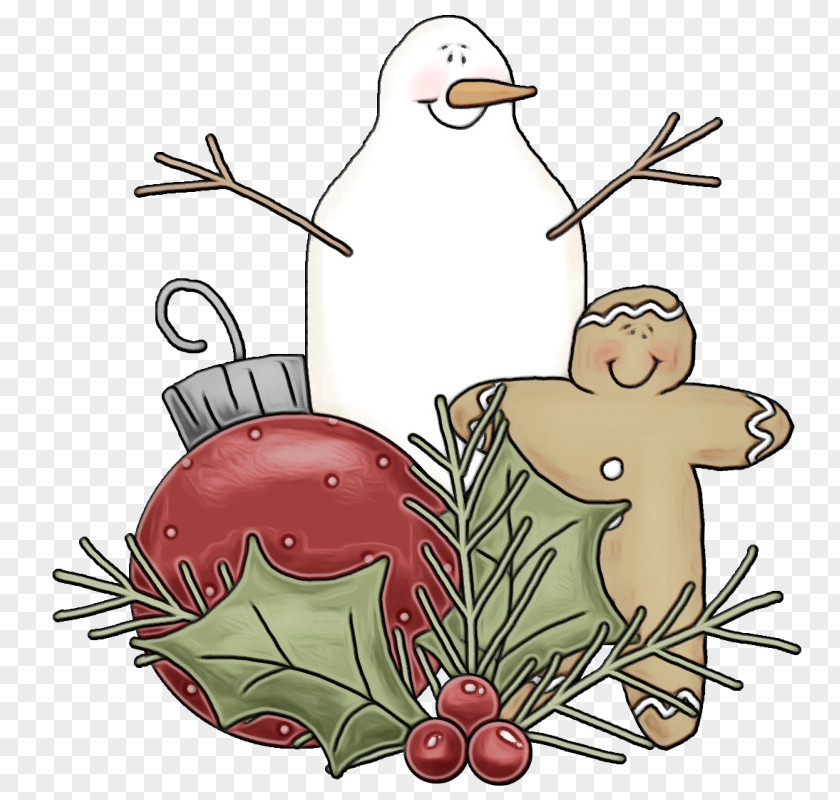 Christmas Plant Cartoon Colorado Spruce Eve Bird PNG
