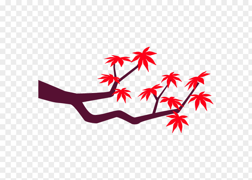 Maple Leaf Clip Art Line RED.M PNG