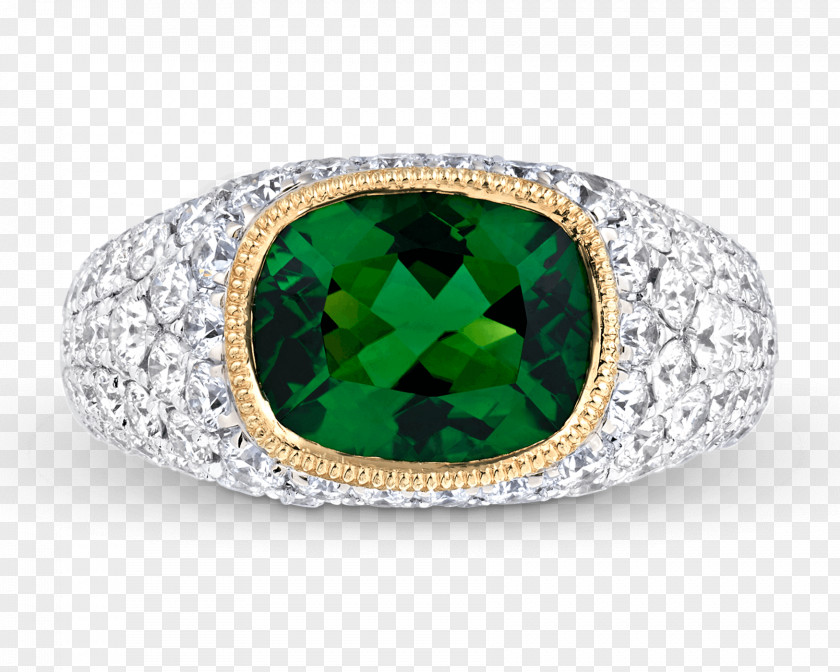 Emerald Ring Sapphire Tourmaline Gemstone PNG