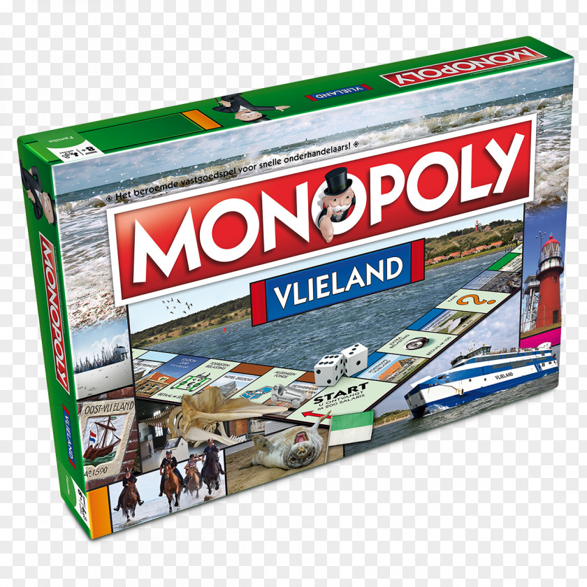 Monopoly VVV Vlieland Game Oss Frisian Islands PNG