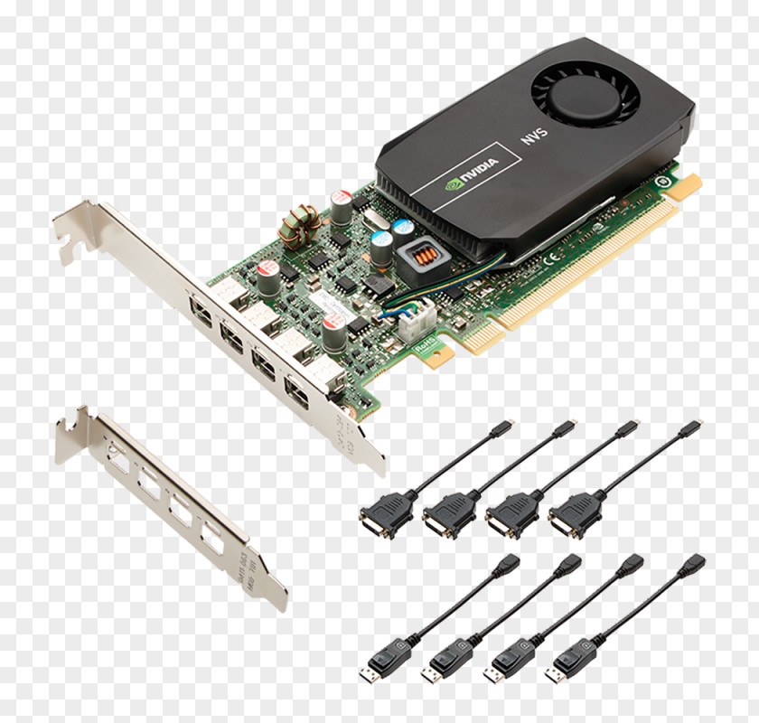 Nvidia Graphics Cards & Video Adapters NVIDIA NVS 510 PNY Technologies Quadro DisplayPort PNG