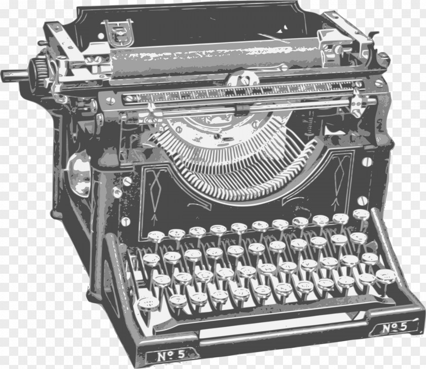 Typewriter Office Supplies Writing Typing Clip Art PNG