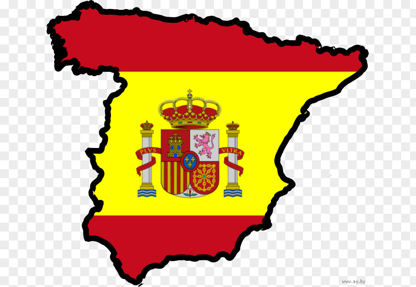 Flag Of Spain Clip Art PNG