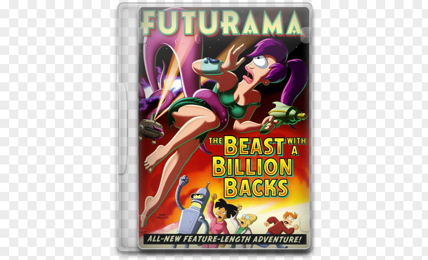 Futurama The Beast With A Billion Backs Planet Express Ship Philip J. Fry Film Poster PNG