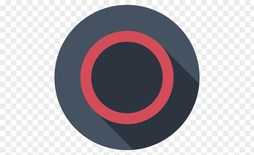 Playstation Circle Dark Brand Symbol Red PNG