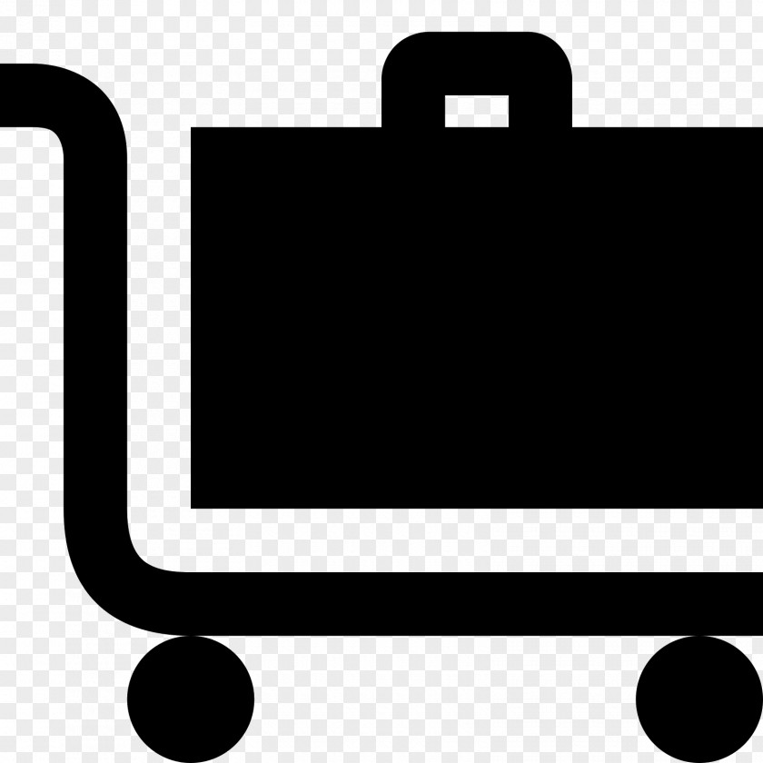 Suitcase Baggage Cart Travel PNG