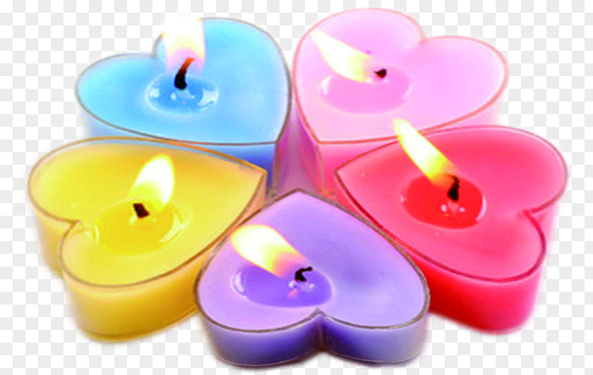 Creative Poster Love Candle Heart Romance PNG