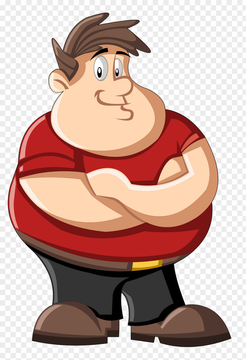 Cartoon Cute Fat Boy PNG cute fat boy clipart PNG