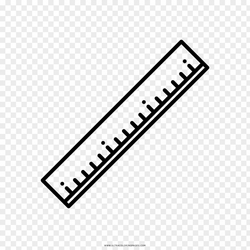 Ruler Drawing Coloring Book Line Art PNG