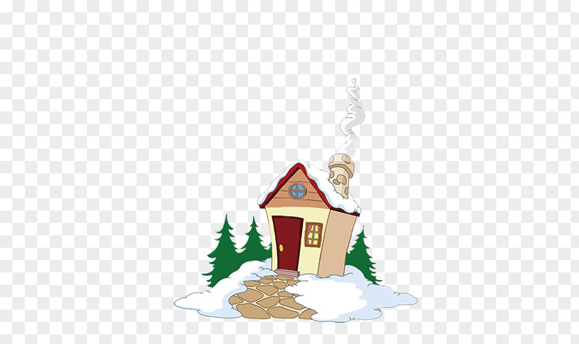 Snow House Chalet Drawing Royalty-free Clip Art PNG