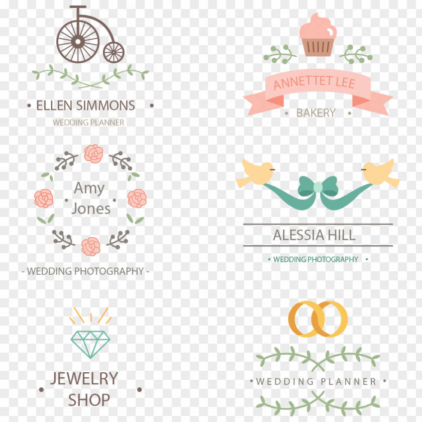 Wedding Logo Marriage Graphic Design PNG