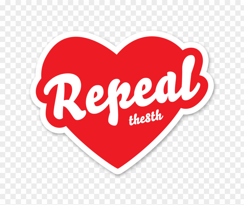 Eighth Amendment Of The Constitution Ireland Logo Referendum Abortion Heart PNG