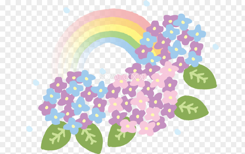 Hydrangea French Floral Design PNG