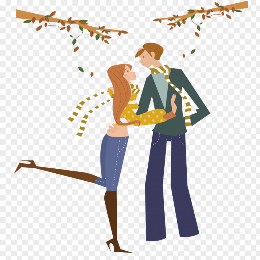 Outdoor Kissing Couple Kiss PNG