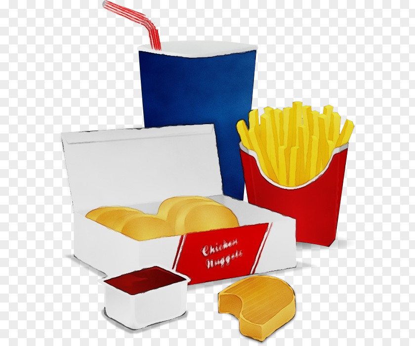 Plastic Fried Food Junk Cartoon PNG