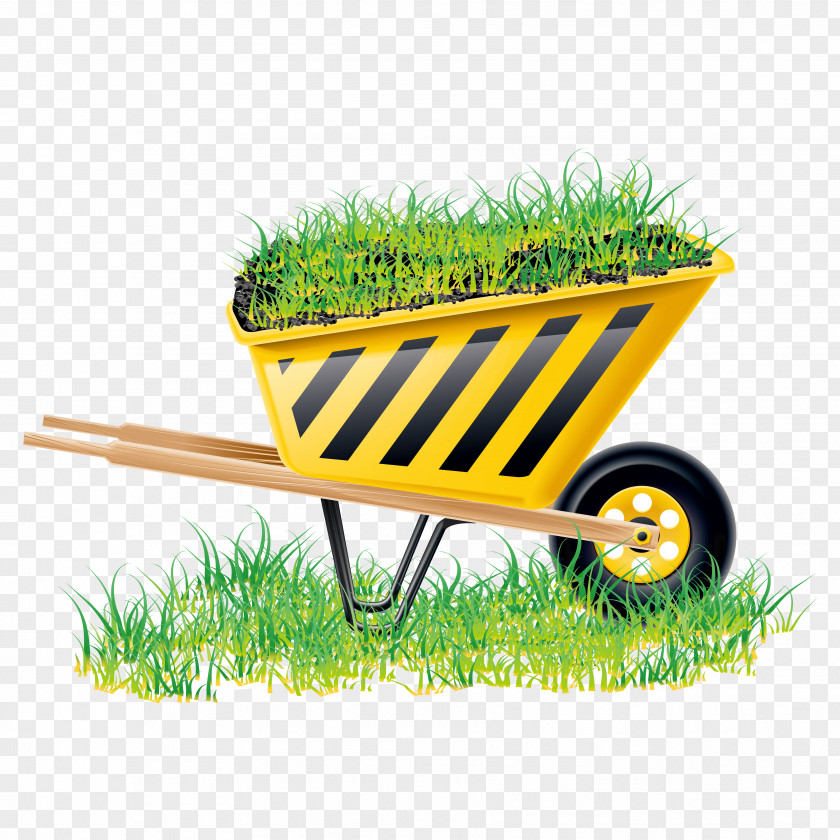Site Push Grass Car Garden Tool Gardening Icon PNG