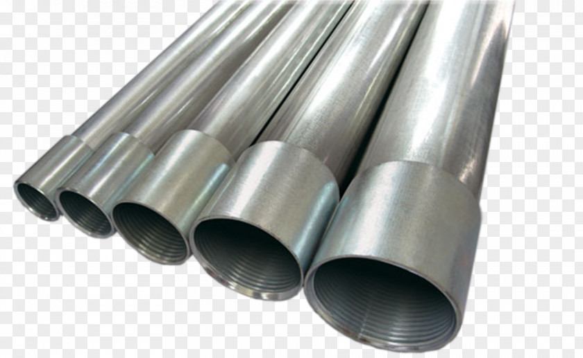 Steel Pipes Pipe Electrical Conduit Metal Galvanization PNG