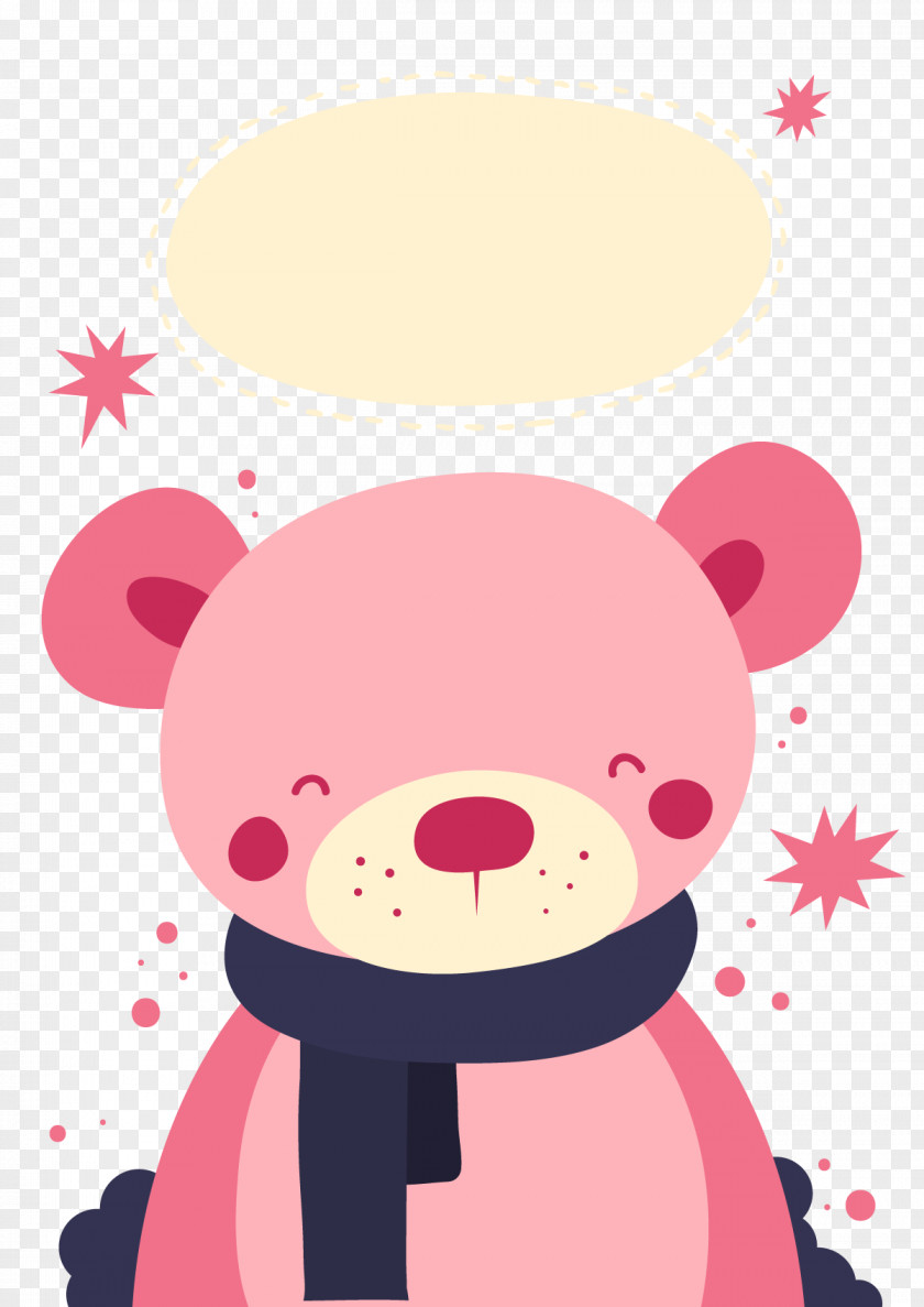 Vector Pink Bear Valentines Day Dia Dos Namorados Love PNG