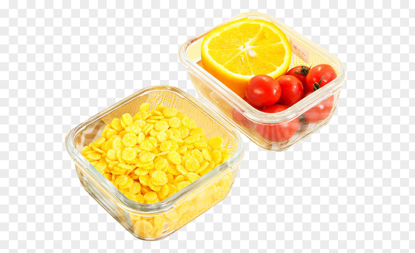 Glass Box Ingredients Bento Toughened Lunchbox PNG