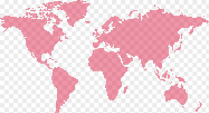 Teal Pattern World Map Globe PNG