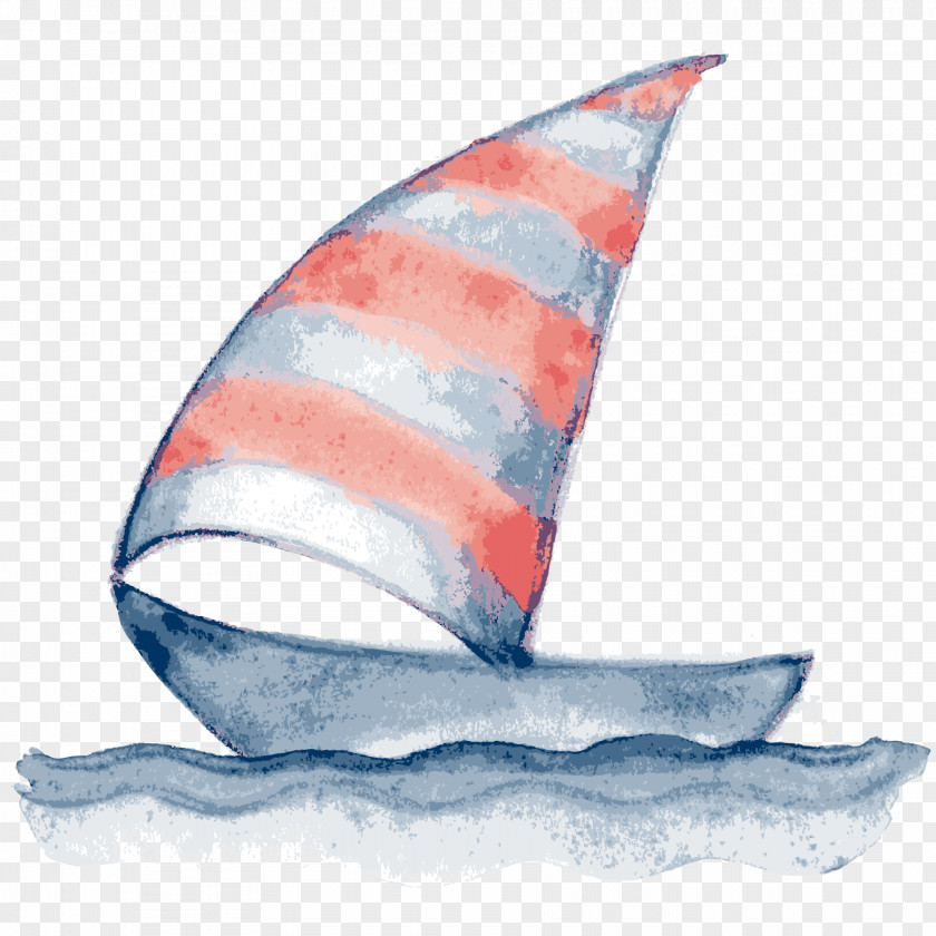 Watercolor Sailboat Painting Drawing Sailing Ship PNG