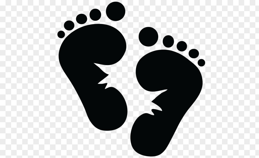 Child Infant Footprint Baby Shower PNG