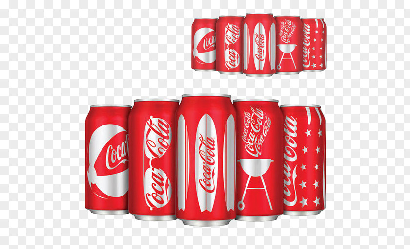 Coke Coca-Cola Fizzy Drinks Pepsi Drink Can PNG