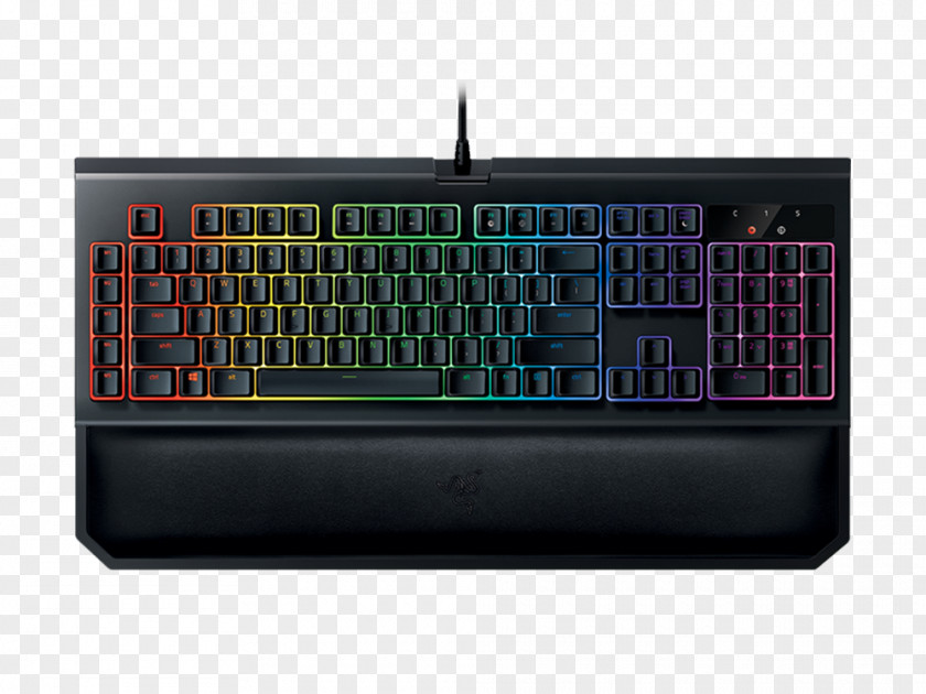 Computer Keyboard Gaming Keypad Personal Razer Inc. BlackWidow Chroma V2 PNG