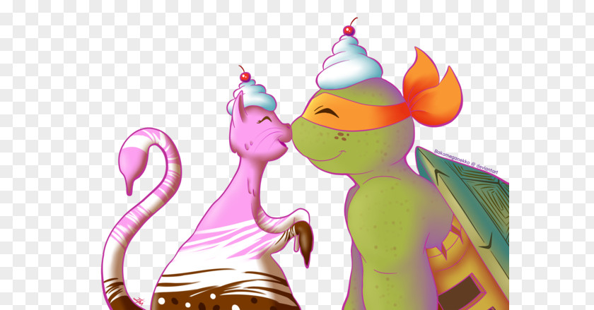 Cute Little Kitty Michaelangelo Ice Cream Teenage Mutant Ninja Turtles 2: Battle Nexus Raphael Splinter PNG