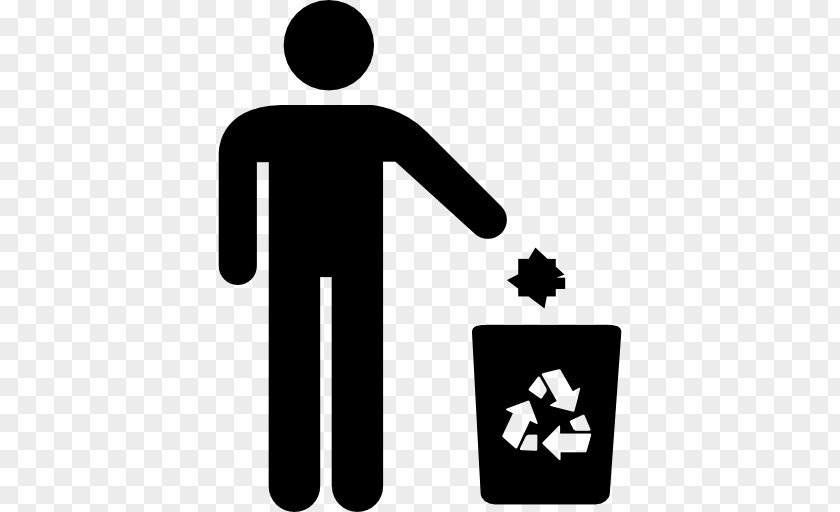 Garbage Man Paper Recycling Symbol Bin Waste PNG