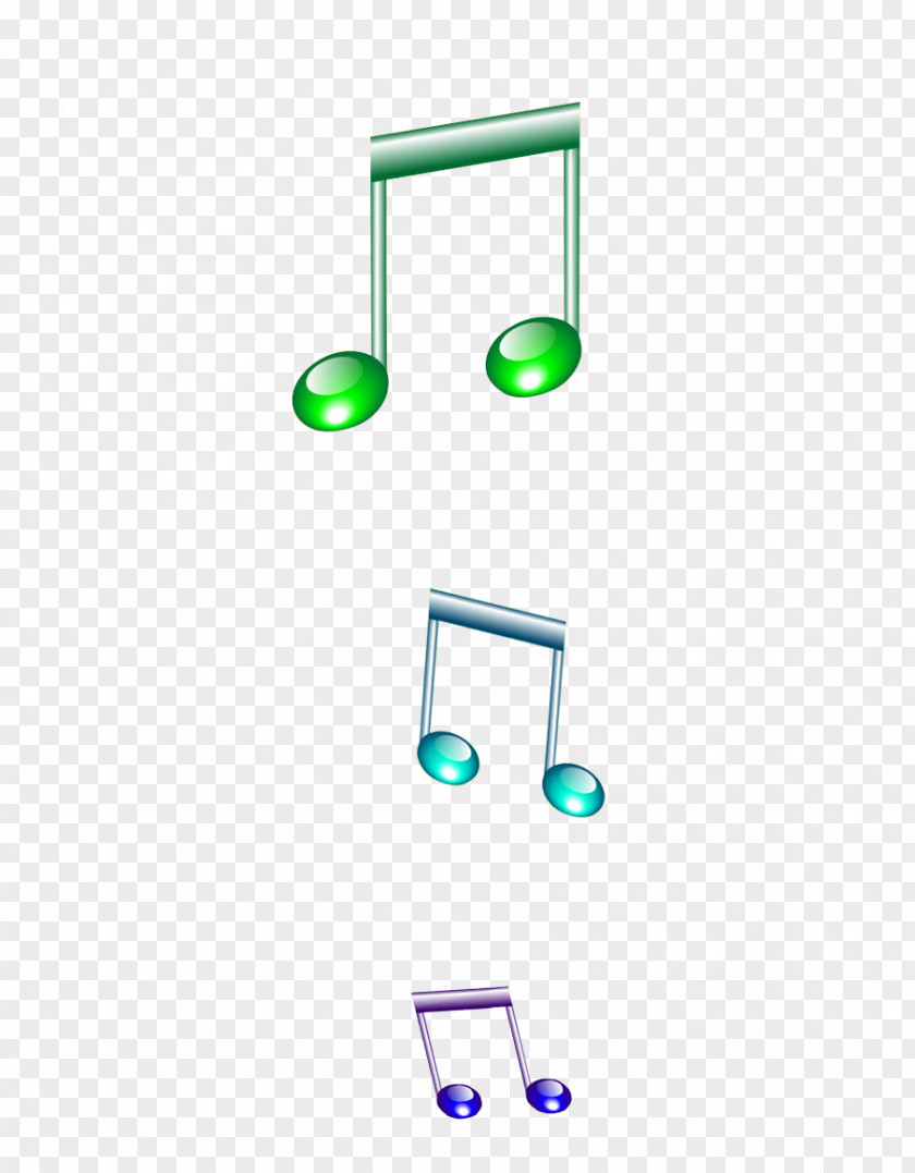 Green Notes Musical Note PNG