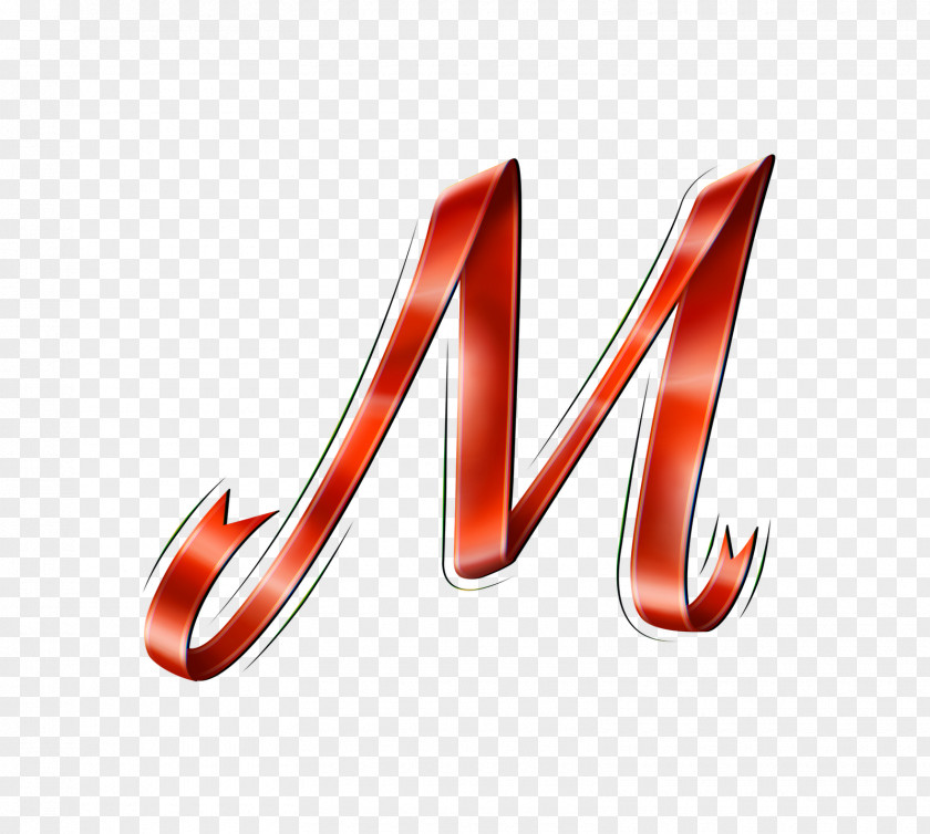 LETRAS Letter Alphabet M Font PNG