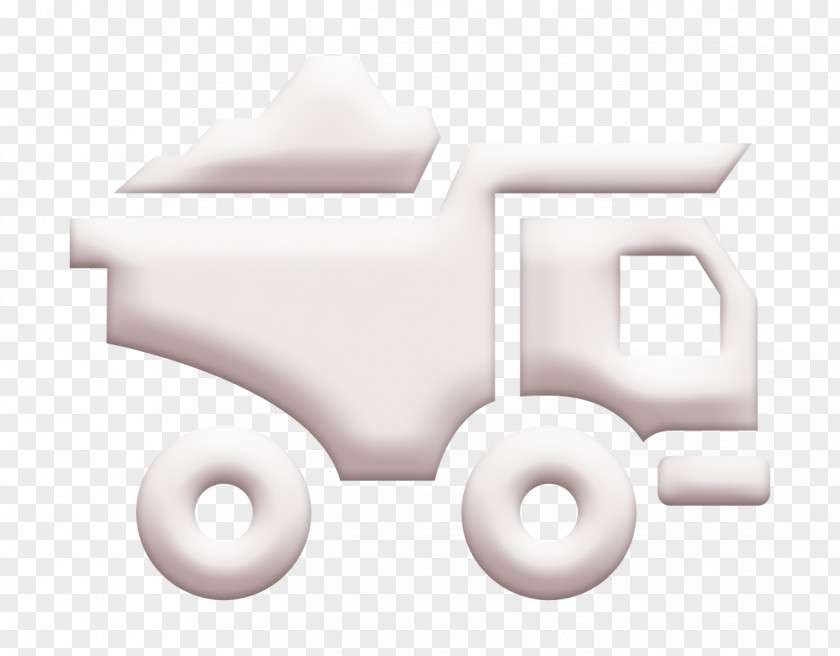 Transport Icon Building Trade Truck With Construction Materials PNG