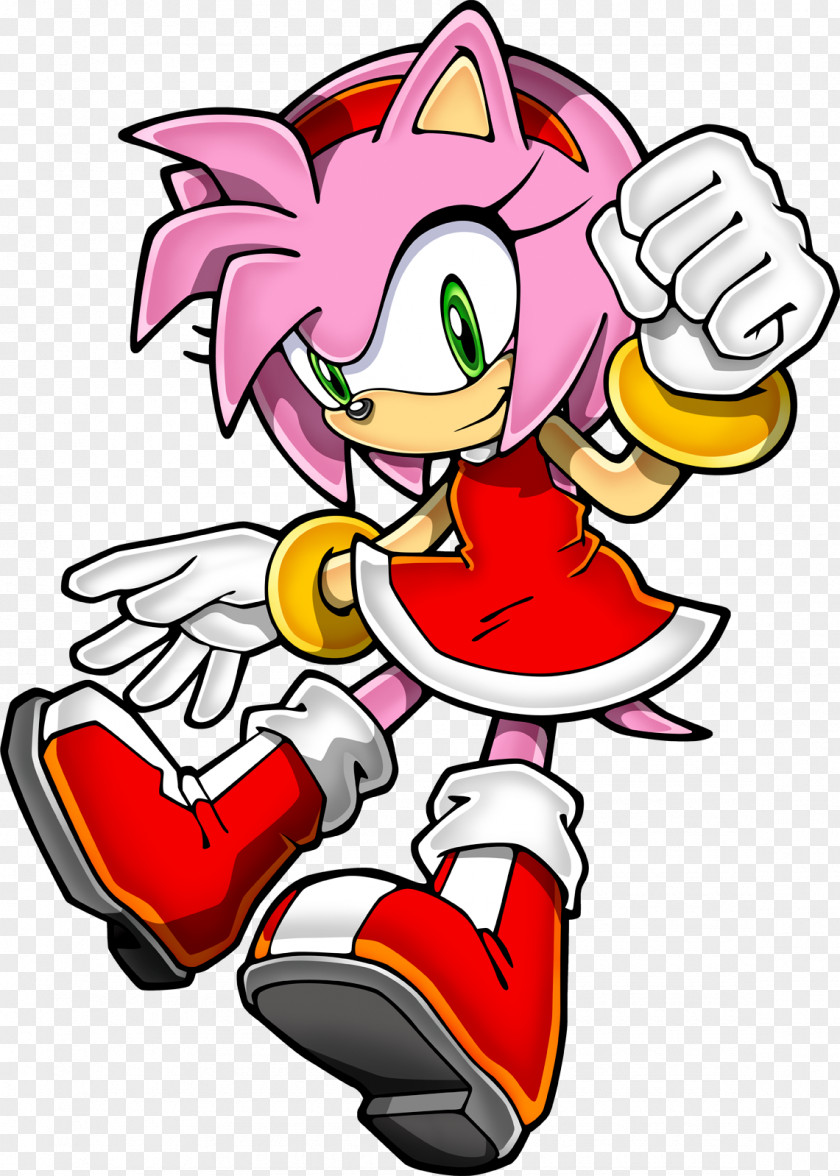 Amy Rose Knuckles The Echidna Sonic Battle & Sega All-Stars Racing CD PNG