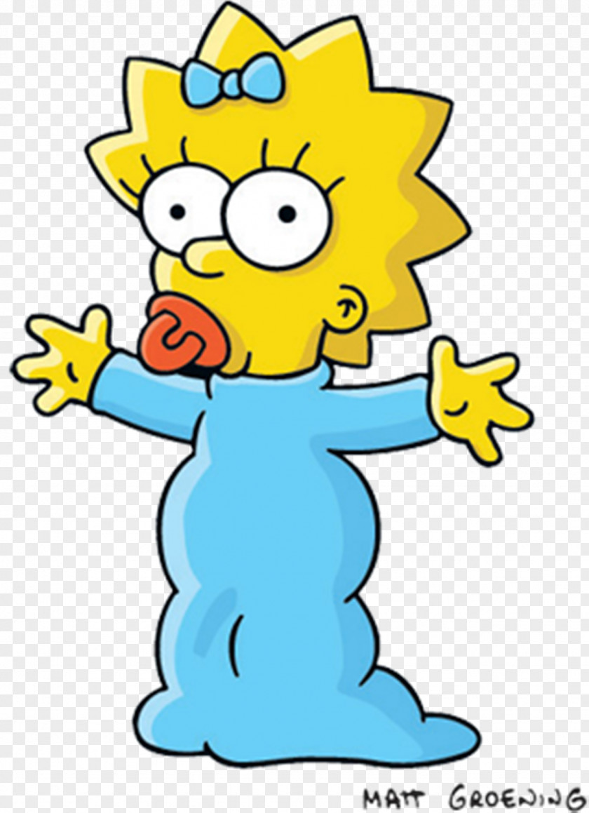 Bart Simpson Maggie Homer Marge Lisa Ned Flanders PNG