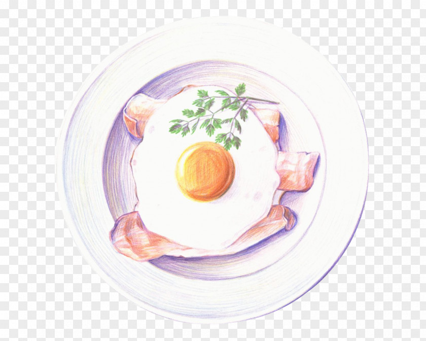 Breakfast Japanese Cuisine Food Colored Pencil Drawing PNG