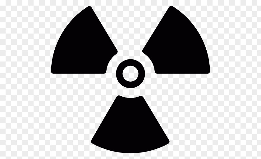 Nuclear Hazard Symbol Radioactive Decay Radiation Decal Power PNG
