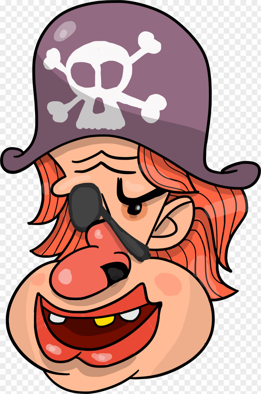 Pirate Cartoon Clip Art PNG