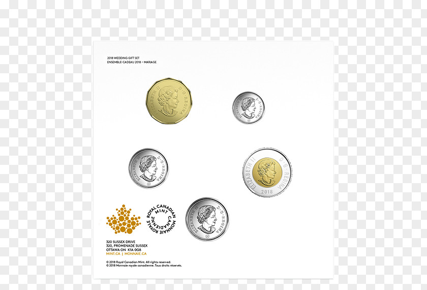 Uncirculated Coin Set Canada Wedding PNG