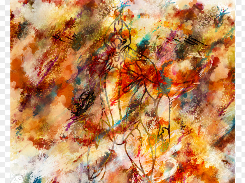 Colour Explosion Watercolor Painting Drawing PNG