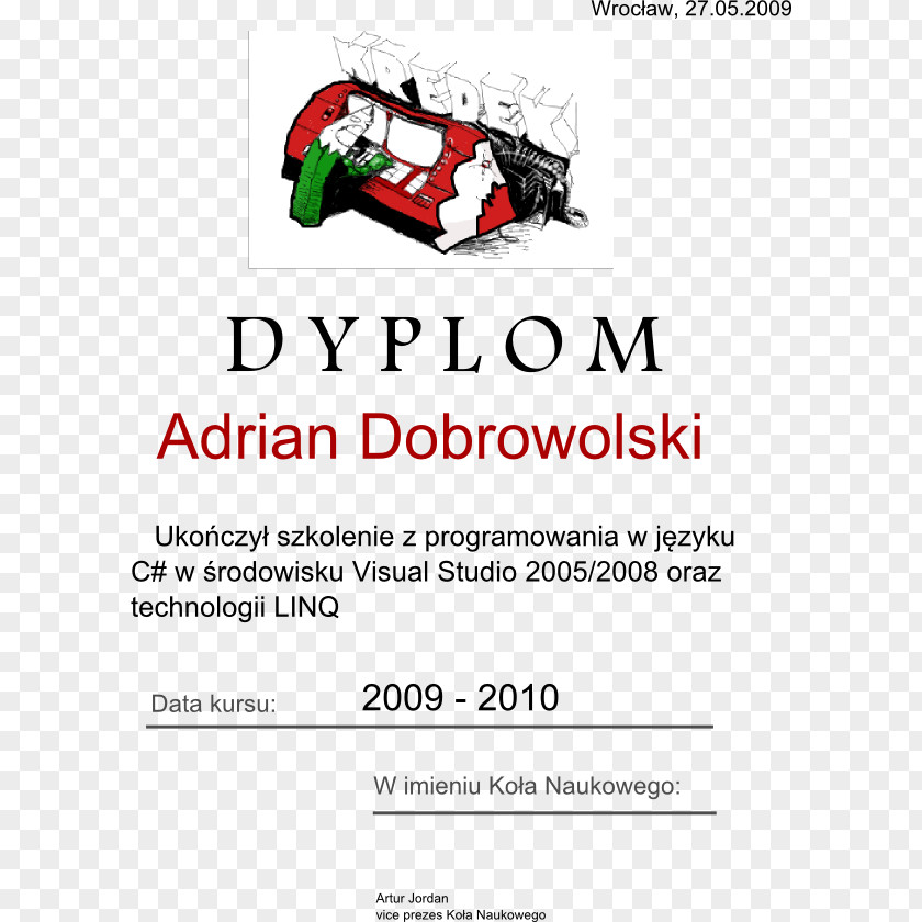 Dyplom Logo Koło Naukowe PNG