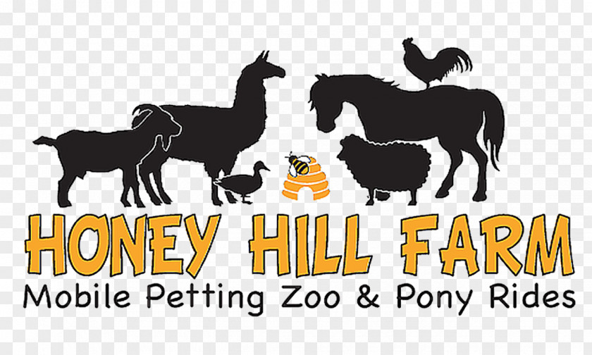 Horse Honey Hill Farm Mobile Petting Zoo And Pony Rides Logo PNG