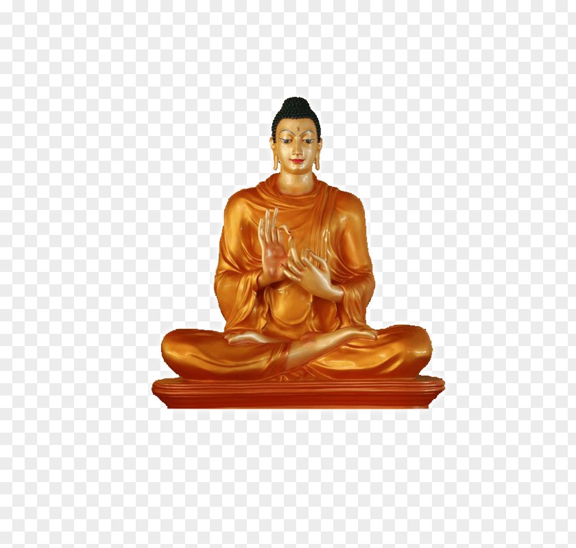 Mental Relaxation Figurine Gautama Buddha PNG