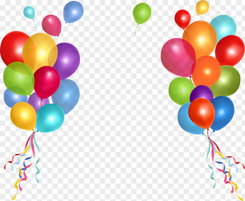 Toy Party Supply Balloon Black And White PNG