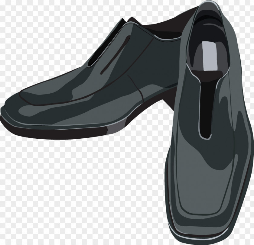 Black Shoes Dress Shoe Stock Photography Leather PNG