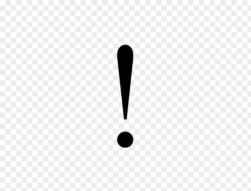 Cartoon Exclamation Mark Interjection PNG