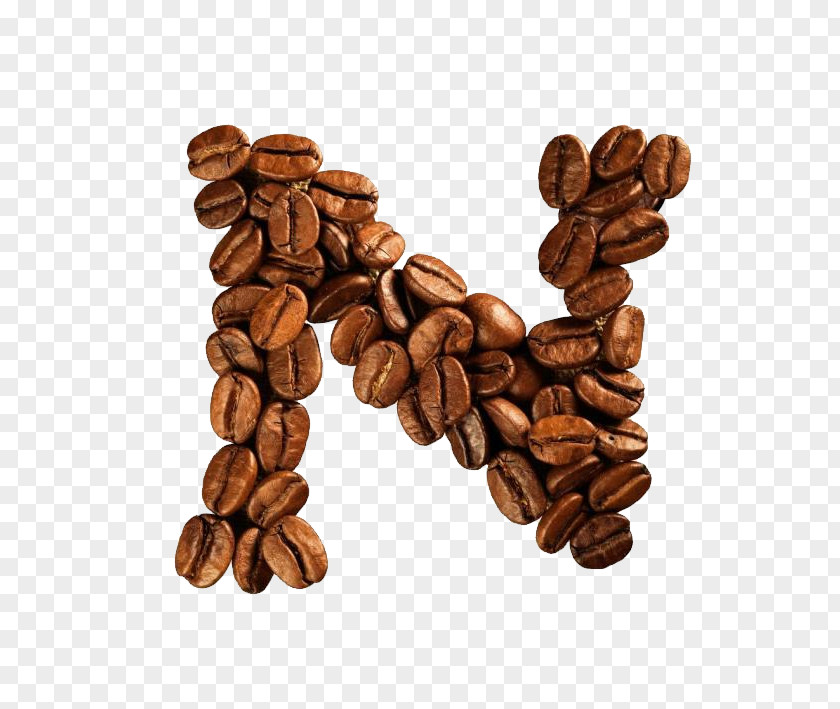 Coffee Beans Alphabet Bean Espresso Cappuccino Cafe PNG