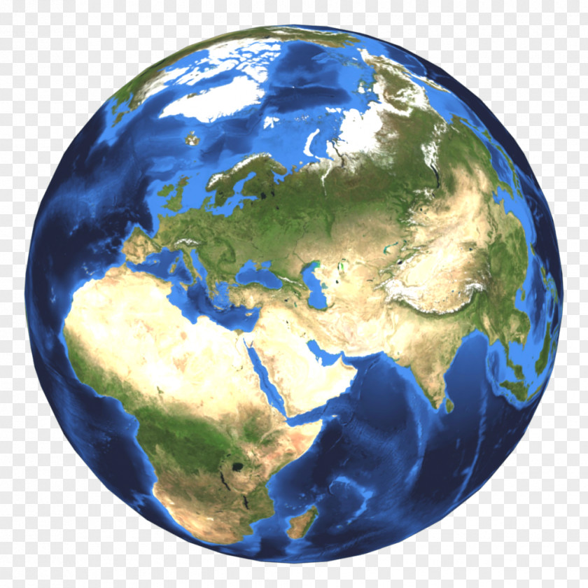Globe Earth Observation Satellite World Imagery PNG