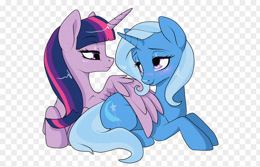 Princess Hug Cat Horse Mammal Animal Blue PNG