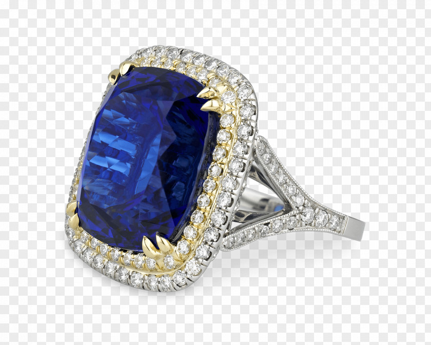 Sapphire Tanzanite Ring Gemstone Carat PNG